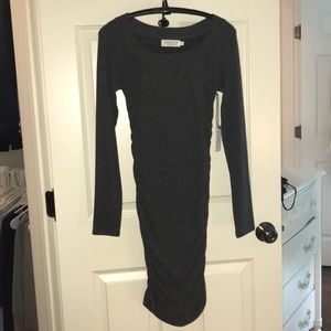Grey Fitted Dress